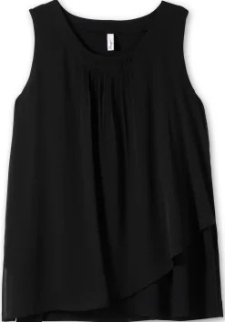 Doppellagiges Top aus Chiffon und Jersey<sheego Hot