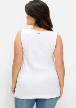 Doppellagiges Top mit Herzausschnitt<sheego New