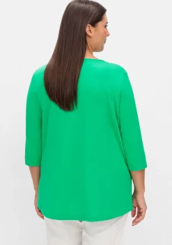 Doppelpack 3/4-Arm-Shirts in leichter A-Linie<sheego Online