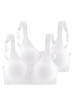 Doppelpack BHs ohne Bügel<PETITE FLEUR New
