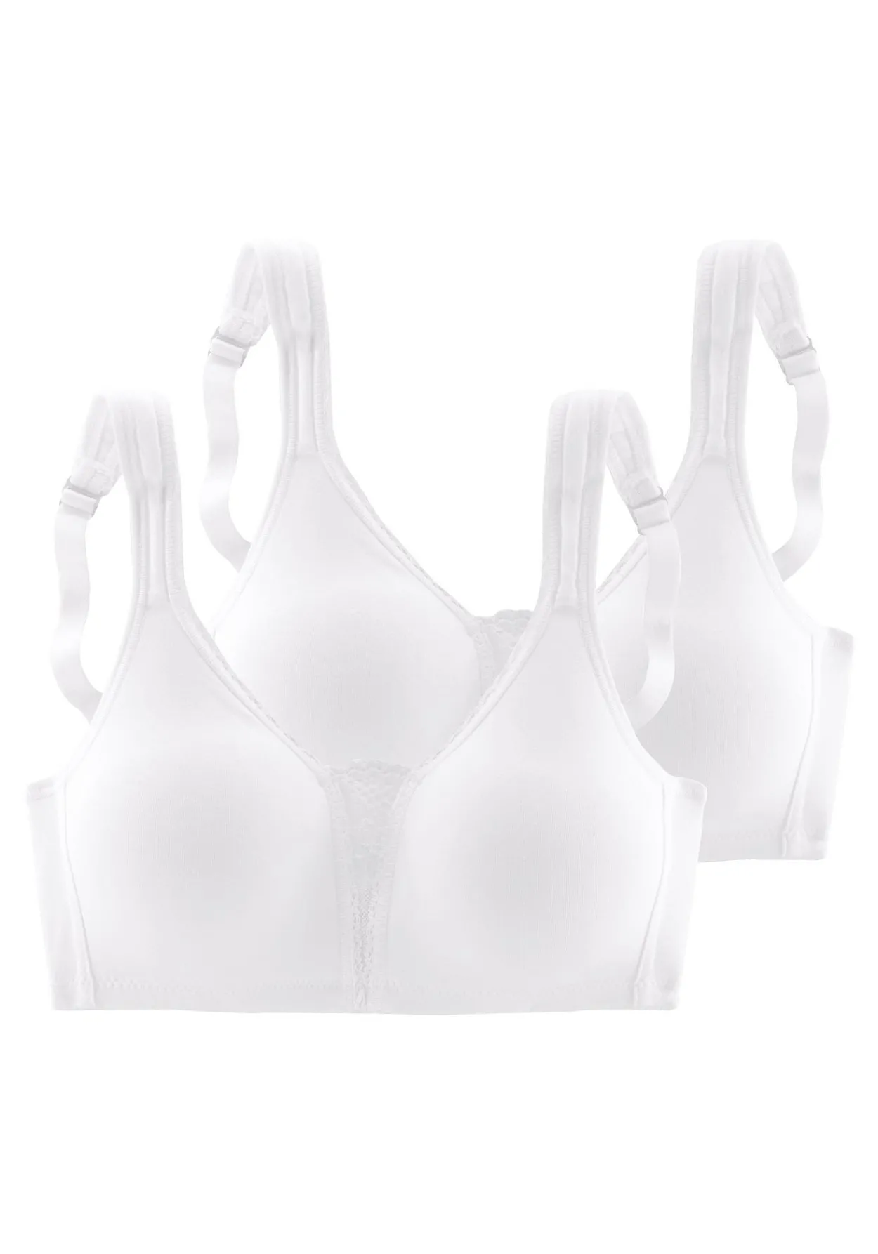 Doppelpack BHs ohne Bügel<PETITE FLEUR New
