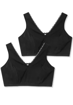Doppelpack Bustiers mit Spitzenbesatz<sheego Clearance