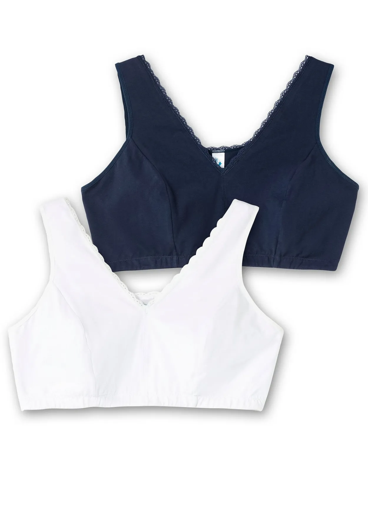 Doppelpack Bustiers mit Spitzenbesatz<sheego Hot