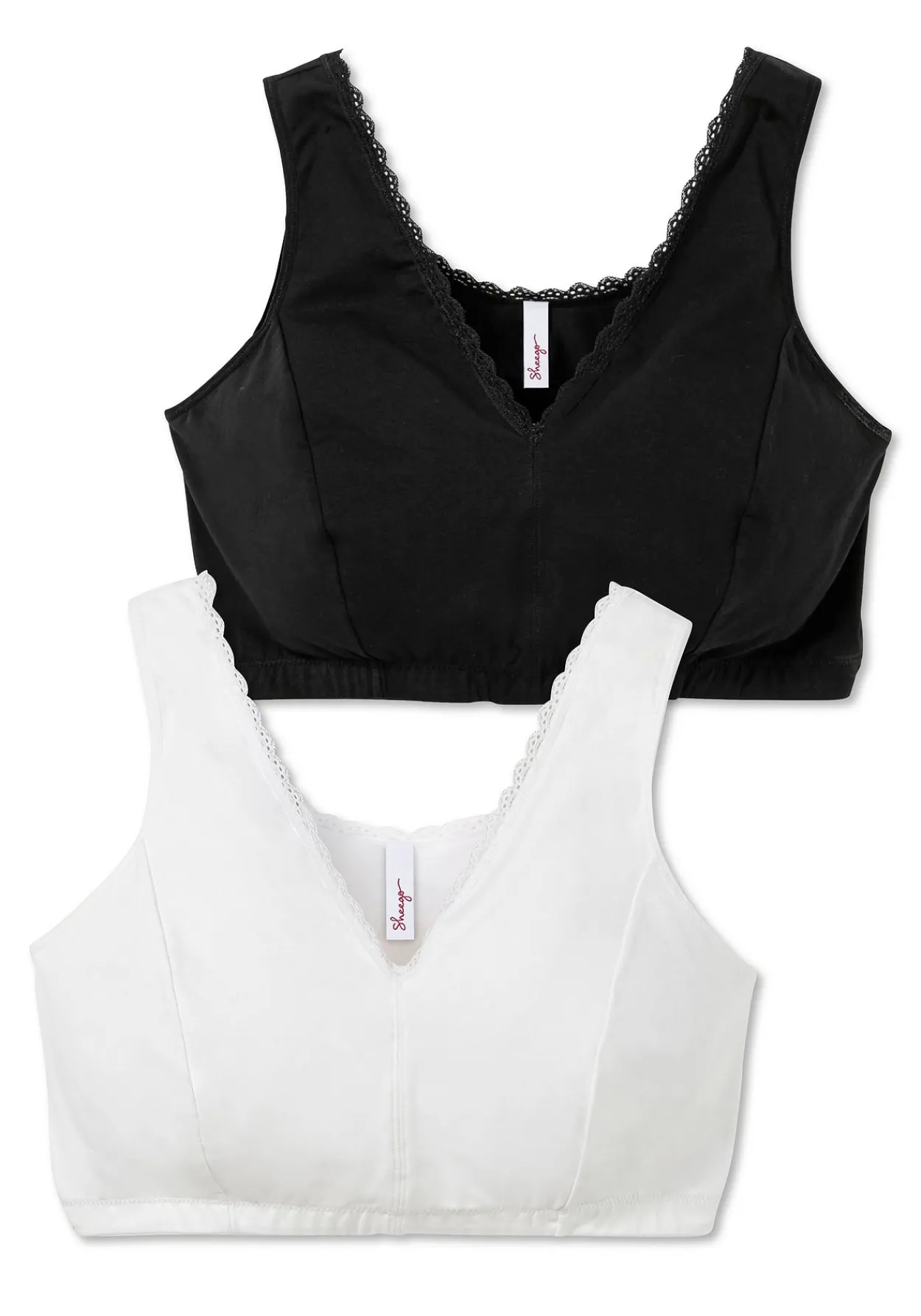 Doppelpack Bustiers mit Spitzenbesatz<sheego Clearance
