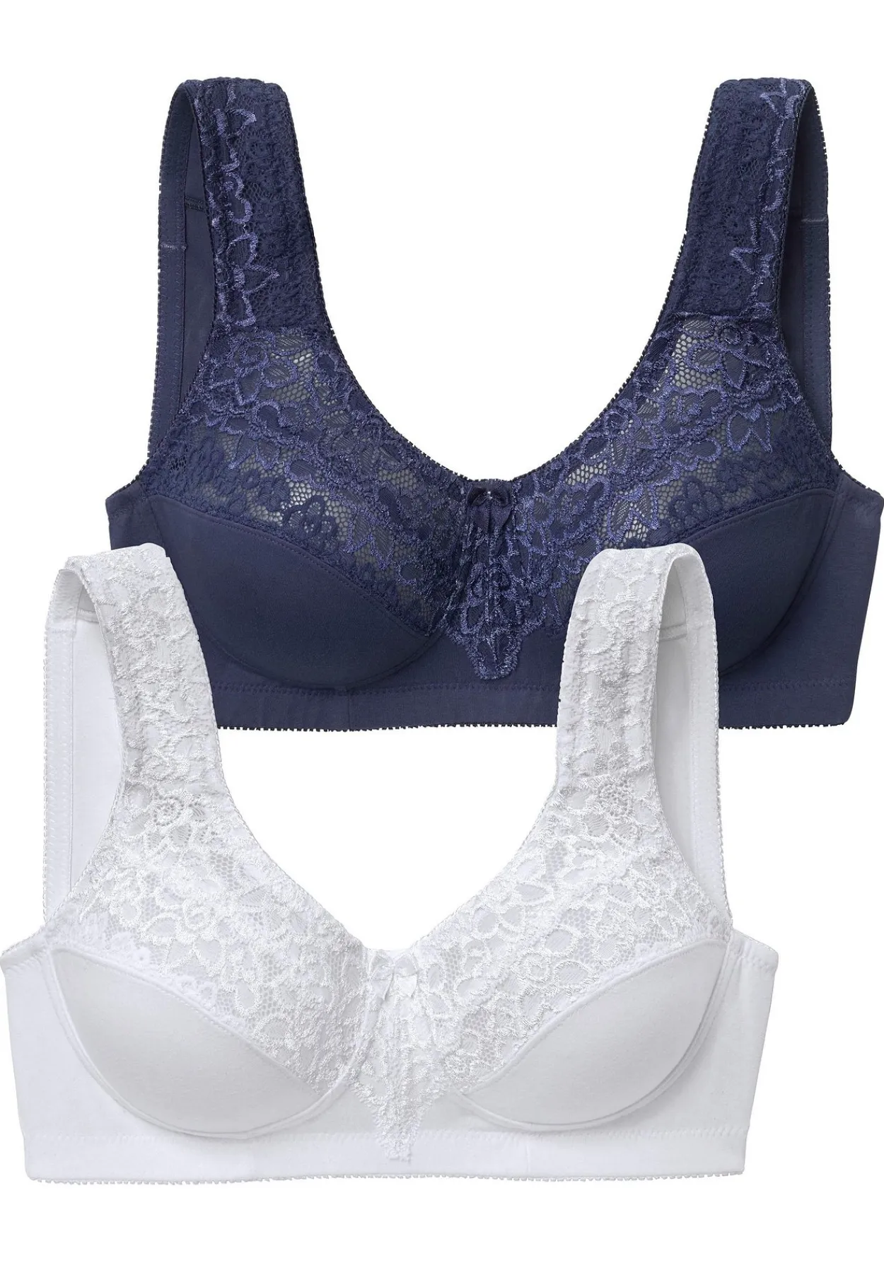 Doppelpack Entlastungs-BHs mit Spitze<PETITE FLEUR Online