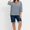 Doppelpack Jeans-Bermudas, mit Gummibund<sheego Fashion