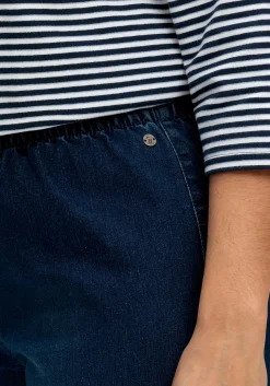 Doppelpack Jeans-Bermudas, mit Gummibund<sheego Fashion