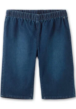 Doppelpack Jeans-Bermudas, mit Gummibund<sheego Fashion