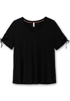 Doppelpack Shirts mit Tunnelzug am Ärmel<sheego Hot