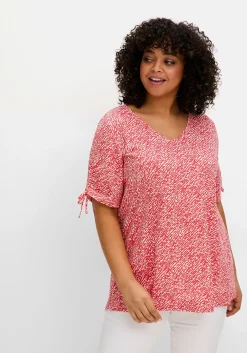 Doppelpack Shirts mit Tunnelzug am Ärmel<sheego Hot