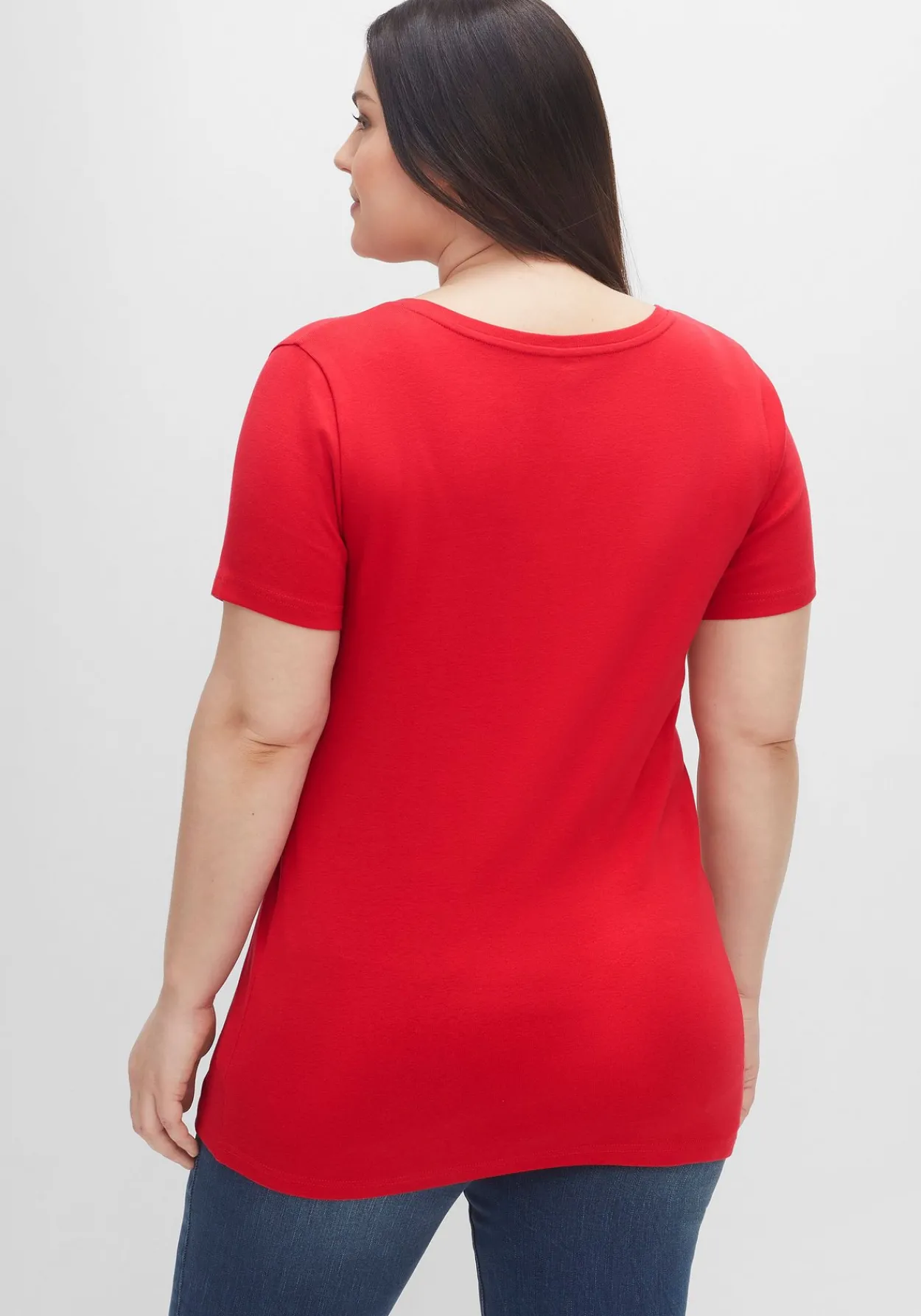 Doppelpack Shirts mit V-Ausschnitt<sheego Discount