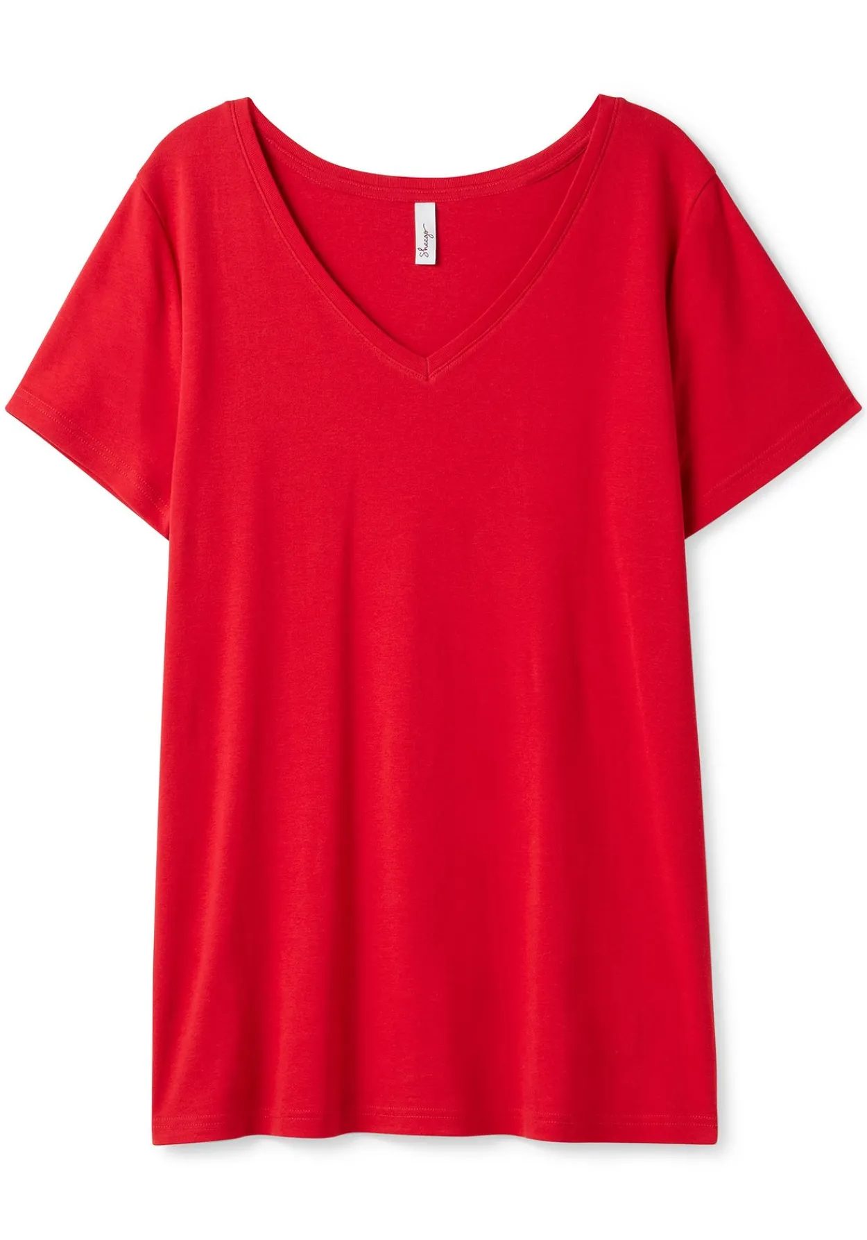 Doppelpack Shirts mit V-Ausschnitt<sheego Discount
