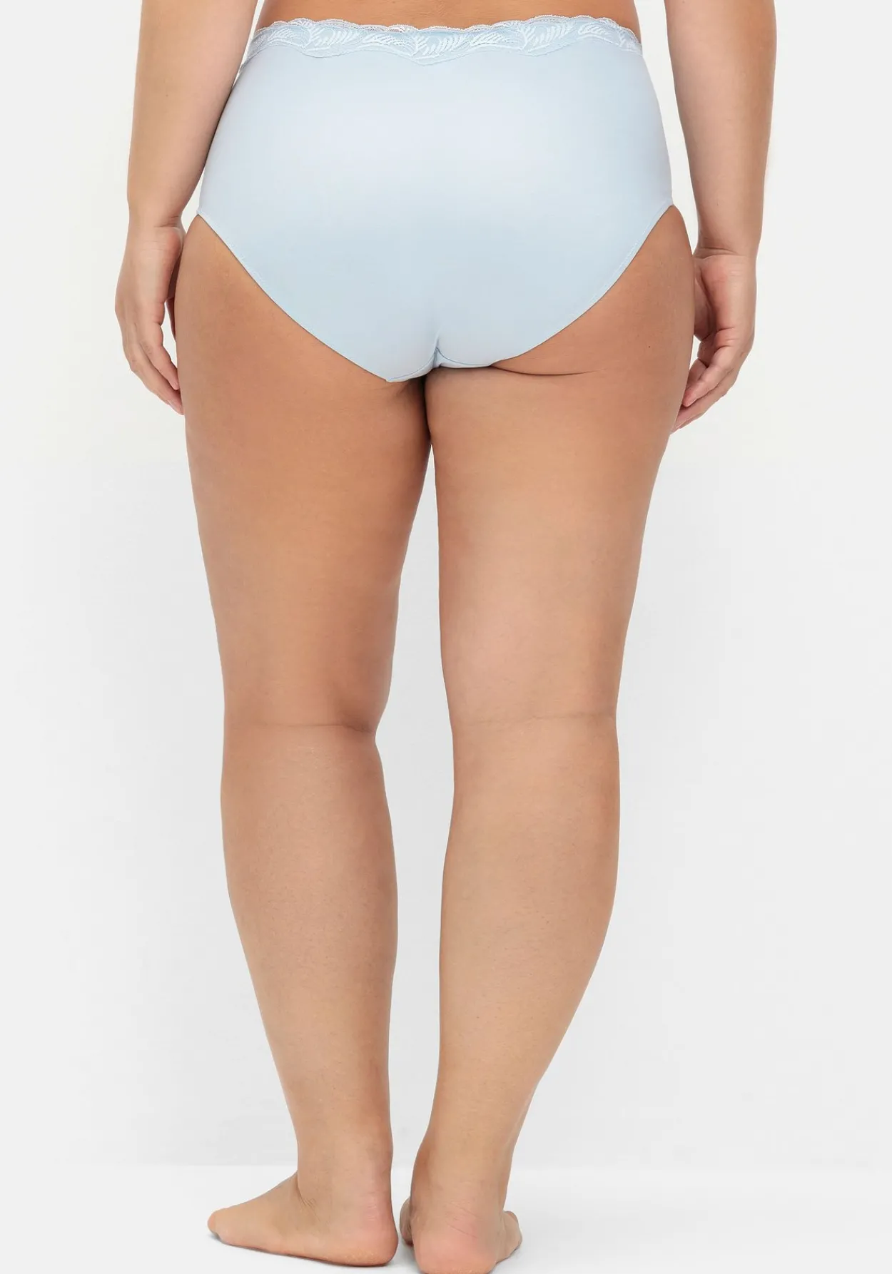 Doppelpack Slips mit elastischer Spitzenkante<sheego Hot