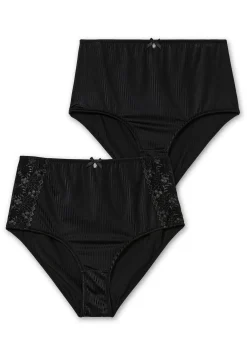 Doppelpack Slips mit Spitze und Shapingeinsatz<sheego Outlet