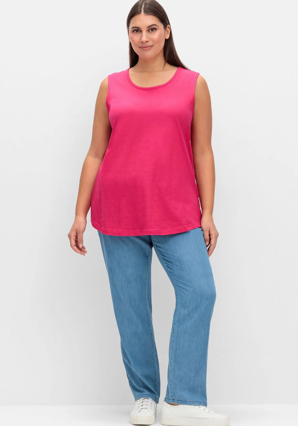 Doppelpack Tops in leichter A-Linie<sheego Discount