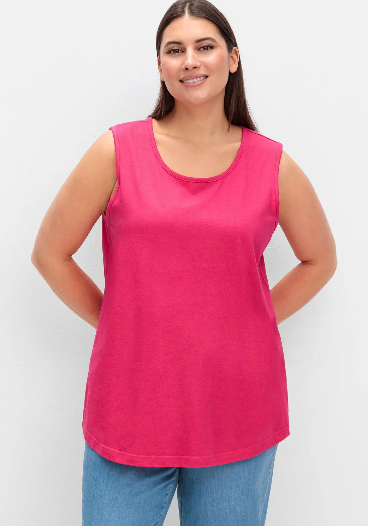 Doppelpack Tops in leichter A-Linie<sheego Discount