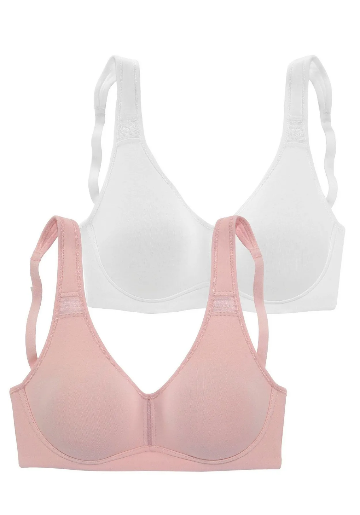 Doppelpack T-Shirt-BHs<PETITE FLEUR New