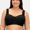 Entlastungs-BH mit transparenter Spitze, ohne Bügel<sheego New