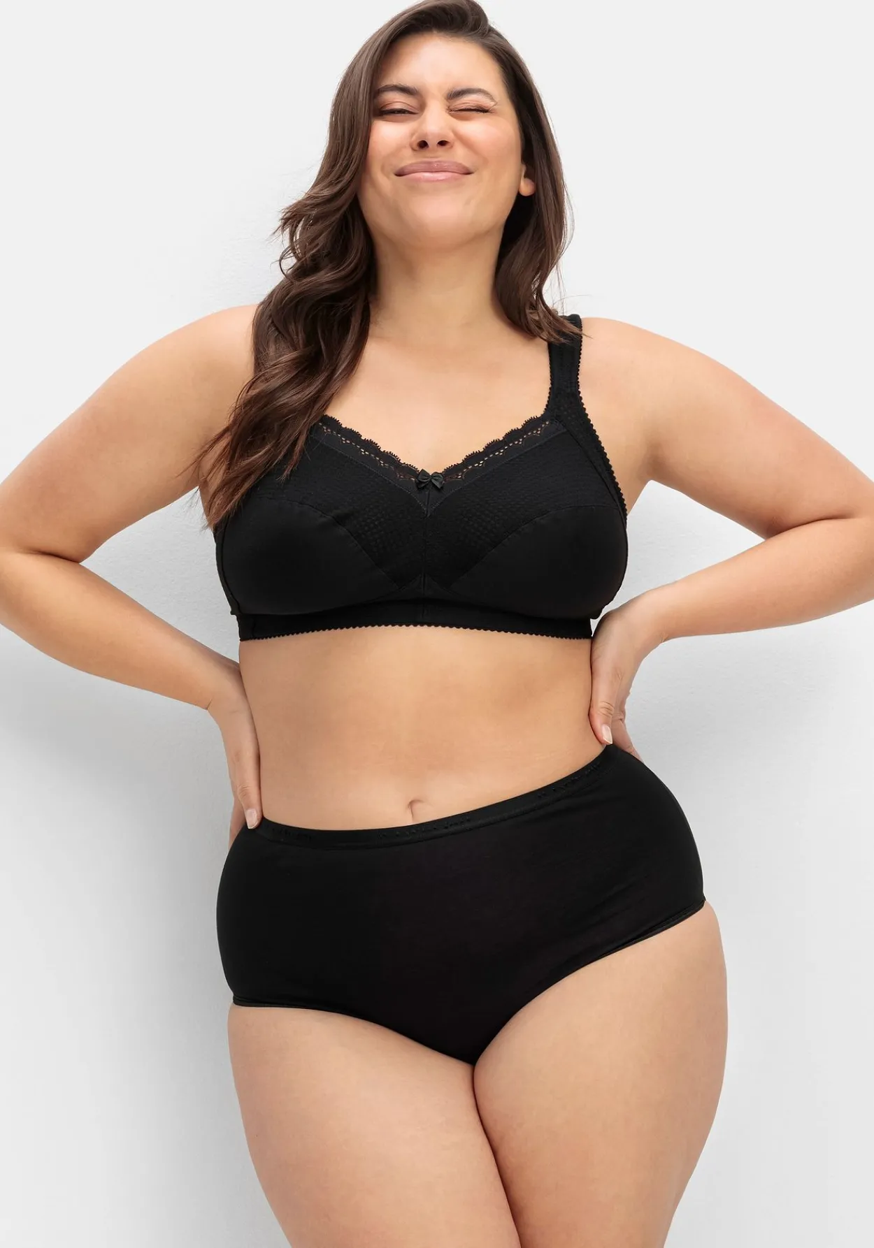 5er-Pack Taillenslips, aus Baumwollstretch<wäschepur Online