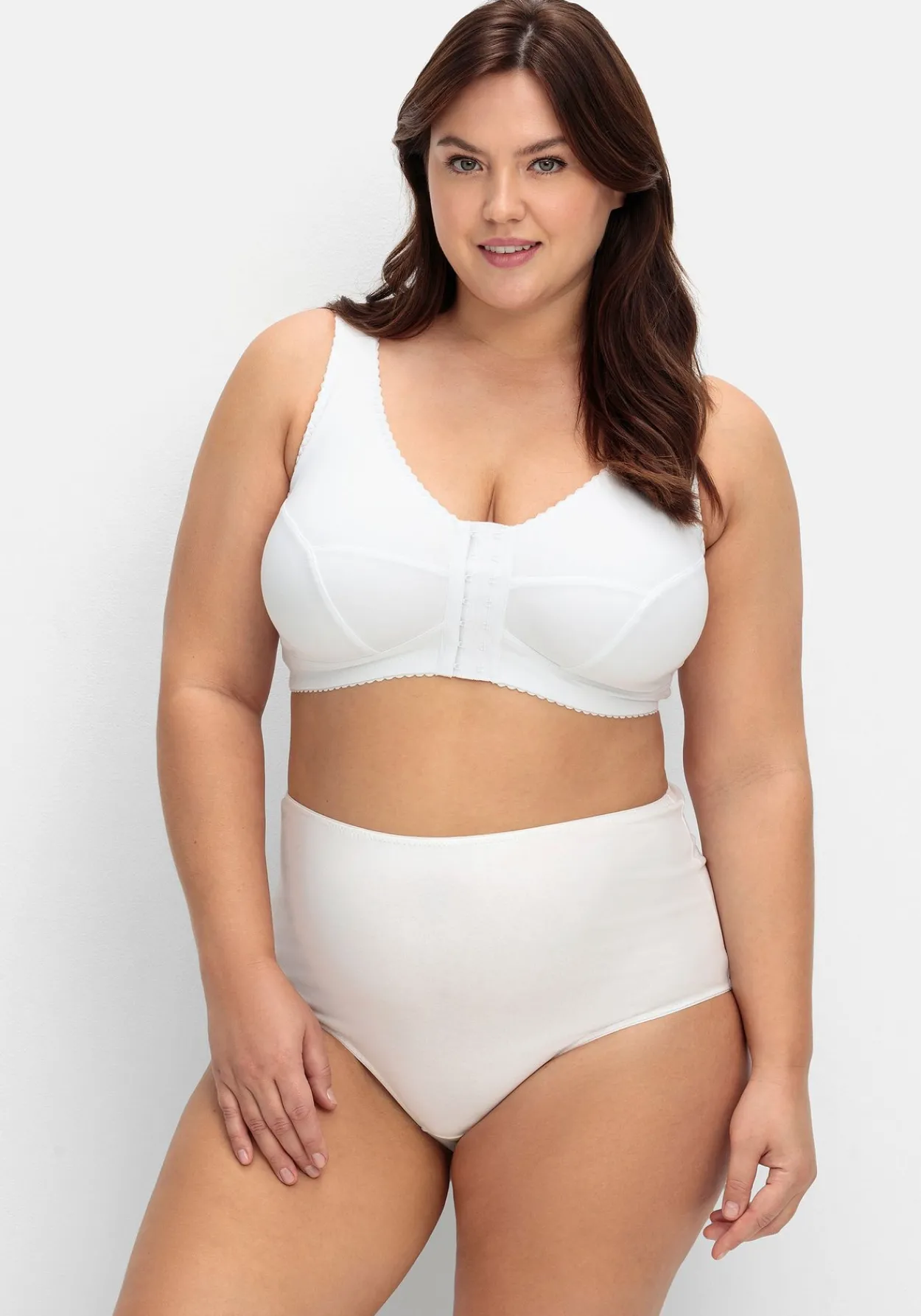 5er-Pack Taillenslips mit hohem Beinausschnitt<sheego Fashion
