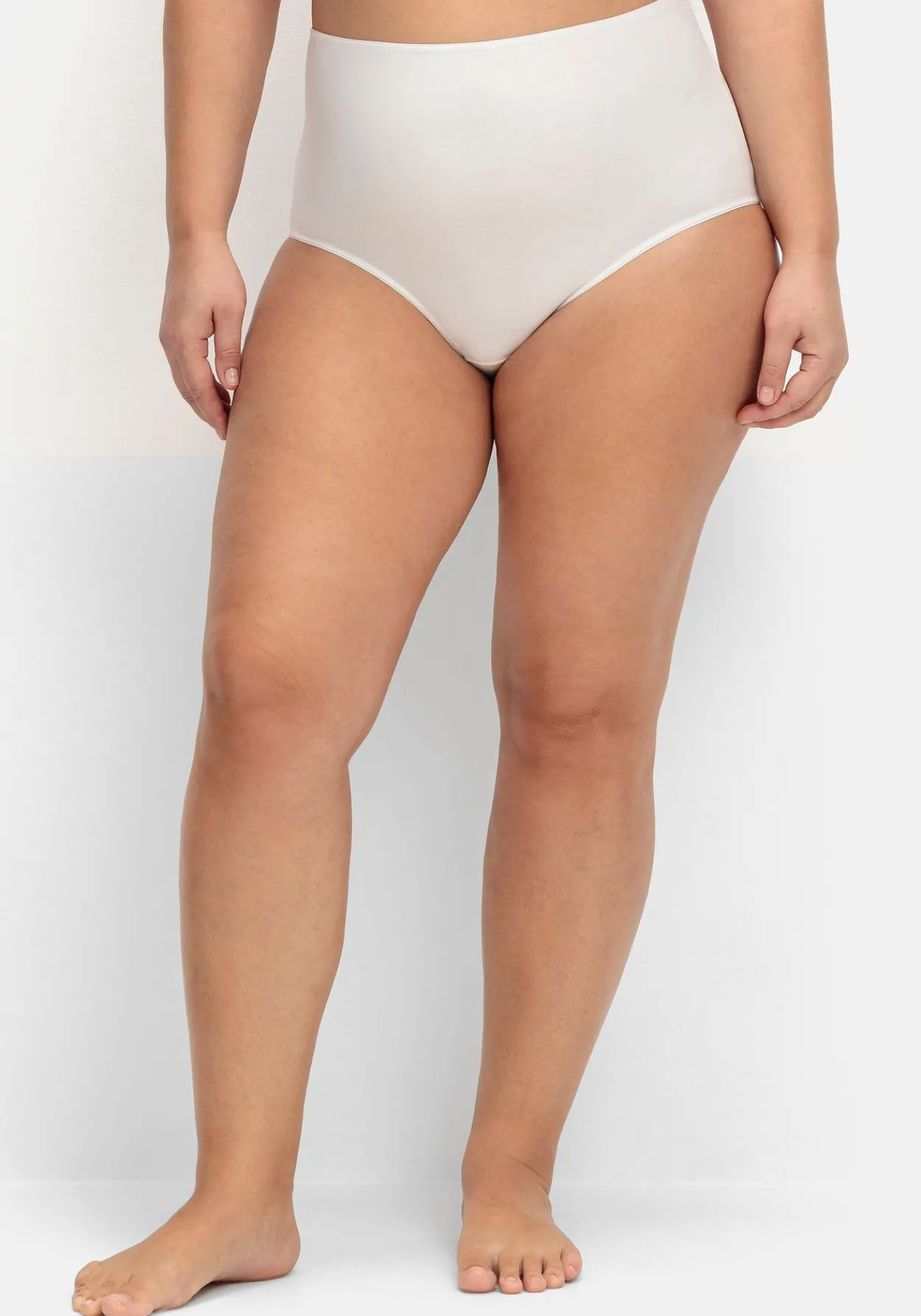 5er-Pack Taillenslips mit hohem Beinausschnitt<sheego Fashion