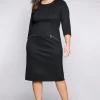 Etuikleid mit 3/4-Arm, im Materialmix<sheego Best