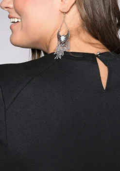 Etuikleid mit 3/4-Arm, im Materialmix<sheego Best