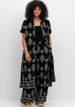 Extralange Bluse mit Ornamentdruck<sheego by Joe Browns Outlet