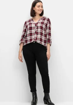 Extraschmale Twillhose in Curvy-Schnitt SUSANNE<sheego Online