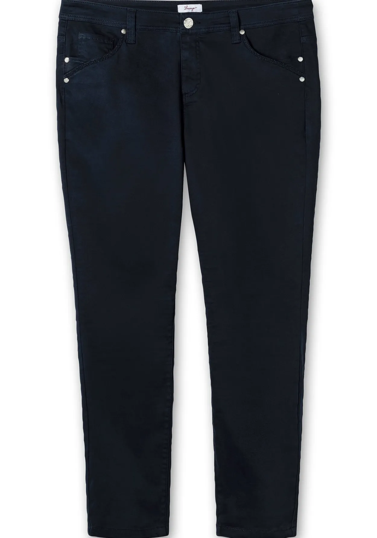 Extraschmale Twillhose in Curvy-Schnitt SUSANNE<sheego Best