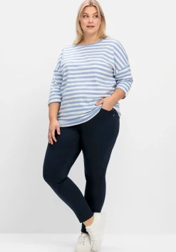 Extraschmale Twillhose in Curvy-Schnitt SUSANNE<sheego Best