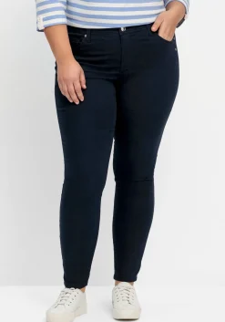 Extraschmale Twillhose in Curvy-Schnitt SUSANNE<sheego Best