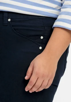 Extraschmale Twillhose in Curvy-Schnitt SUSANNE<sheego Best