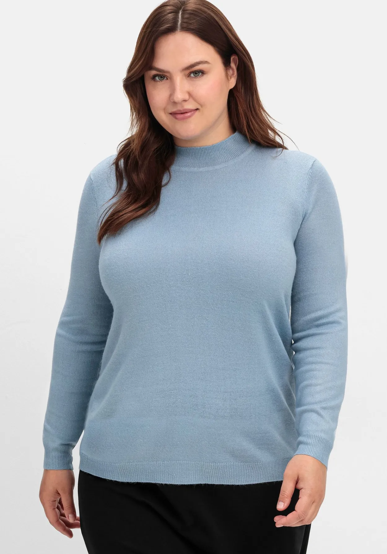 Extraweicher Pullover mit Stehkragen<sheego Outlet
