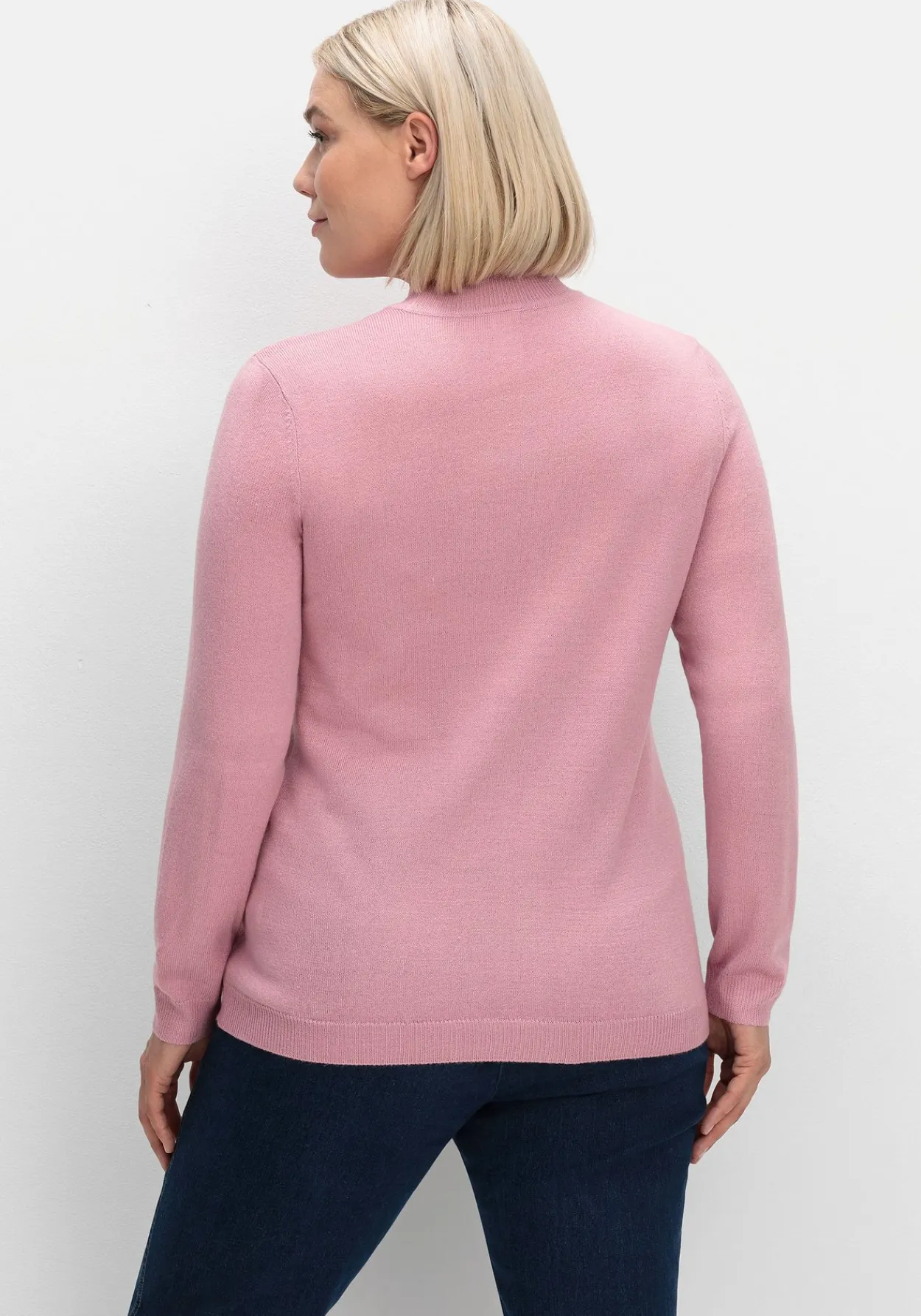 Extraweicher Pullover mit Stehkragen<sheego Fashion