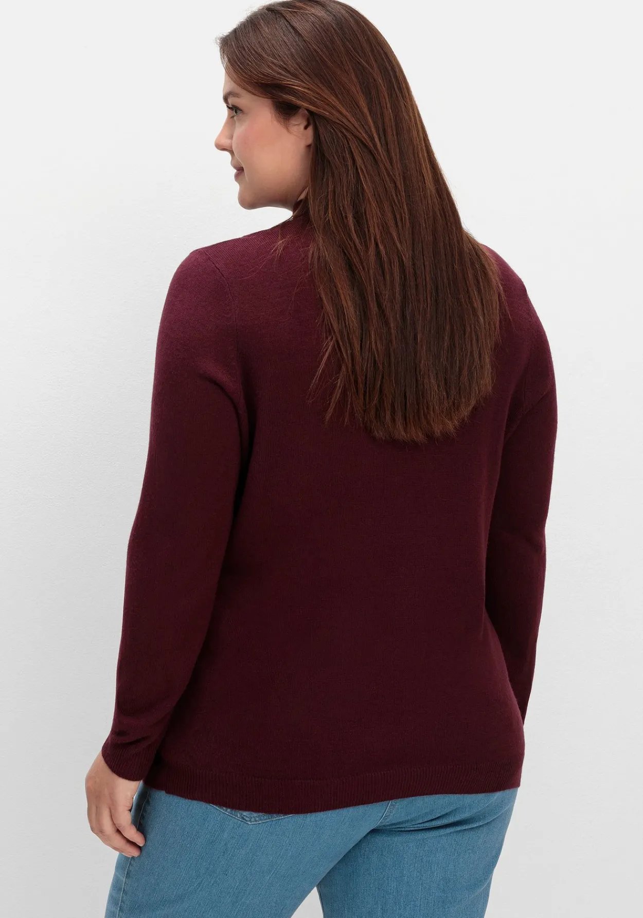 Extraweicher Pullover mit Stehkragen<sheego Clearance