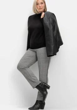 Extraweicher Pullover mit Stehkragen<sheego Fashion