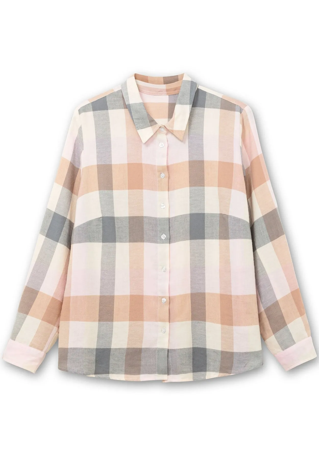 Flanellbluse im Karomuster<sheego Discount