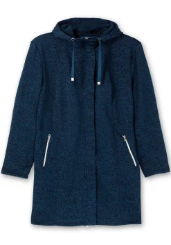 Fleecejacke mit Kapuze, in Melange-Optik<sheego New