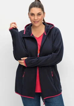 Funktionsjacke aus Fleece, mit Kapuze<sheego Discount