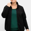 Funktionsjacke aus Strickfleece, mit Stehkragen<sheego New
