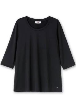 Funktionsshirt mit 3/4-Ärmeln und Rundhalsausschnitt<sheego Clearance