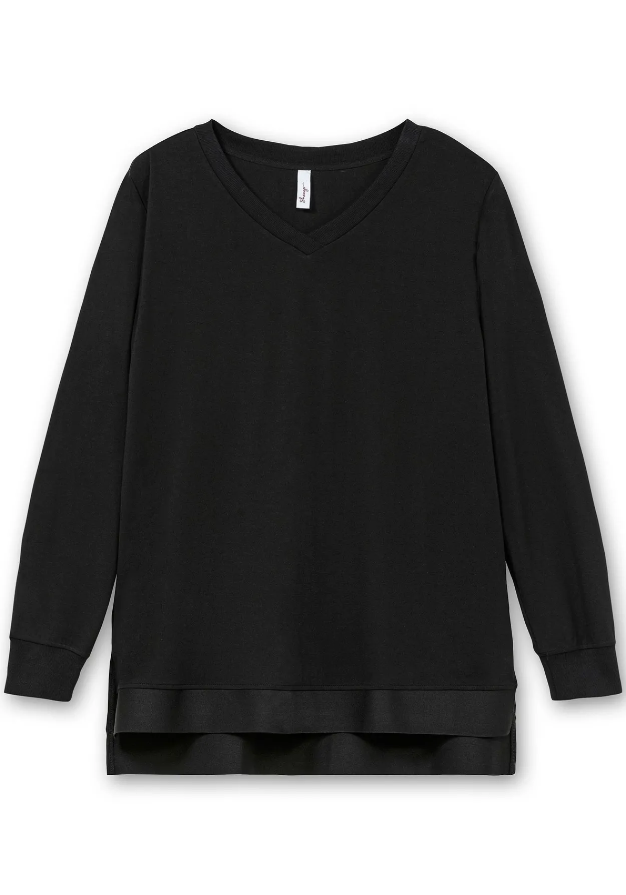 Funktions-Sweatshirt mit V-Ausschnitt<sheego Discount
