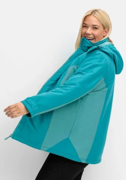 Funktions-Winterjacke mit Kontrastdetails<sheego New