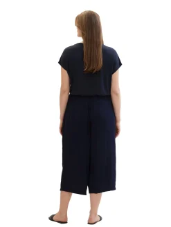 Gecrinkelte Culotte mit elastischem Bund<TOM TAILOR Plus Best