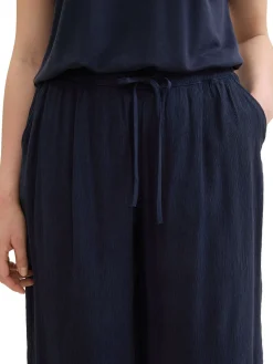 Gecrinkelte Culotte mit elastischem Bund<TOM TAILOR Plus Best