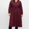 Gefüttertes Midikleid mit Alloverprint<sheego Hot
