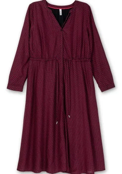Gefüttertes Midikleid mit Alloverprint<sheego Hot
