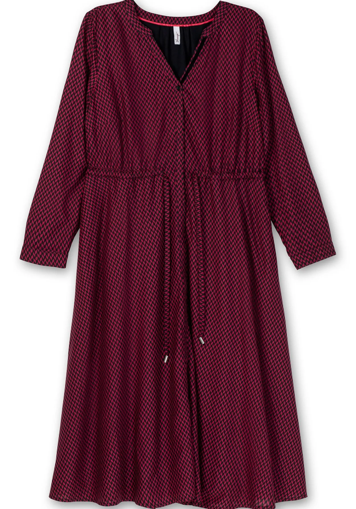 Gefüttertes Midikleid mit Alloverprint<sheego Hot