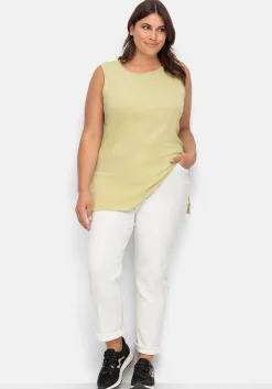 Gerade Bengalinhose mit hohem Schlupfbund<sheego New